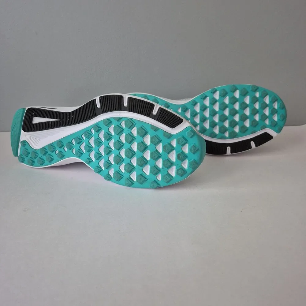 Nike Quest Hyper Jade White Black Swoosh Running Tennis Shoes Womens 8.5